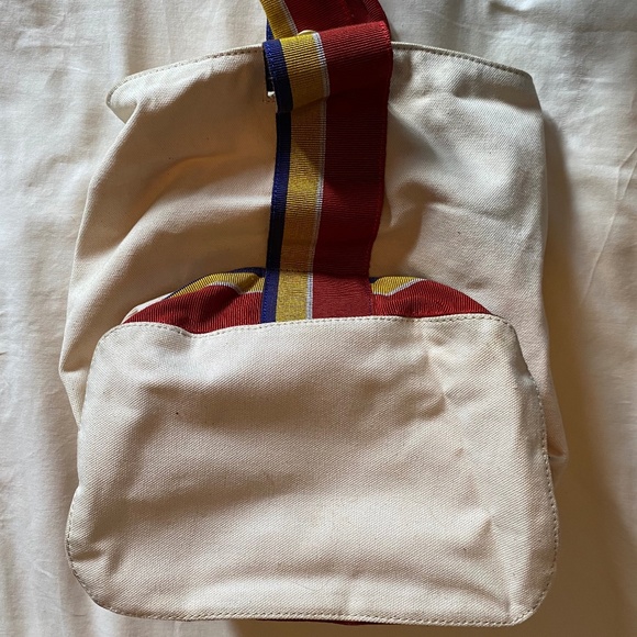 State Canvas & Multicolored Thick Grosgrain Backpack - Picture 5 of 15